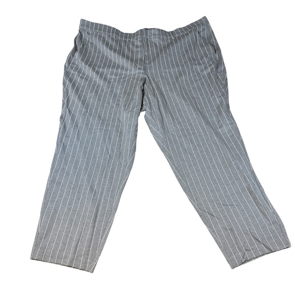 torrid Pants - Torrid Studio Luxe Ponte Comfort Flex Waistband Slim Taper Pinstripe 28T
